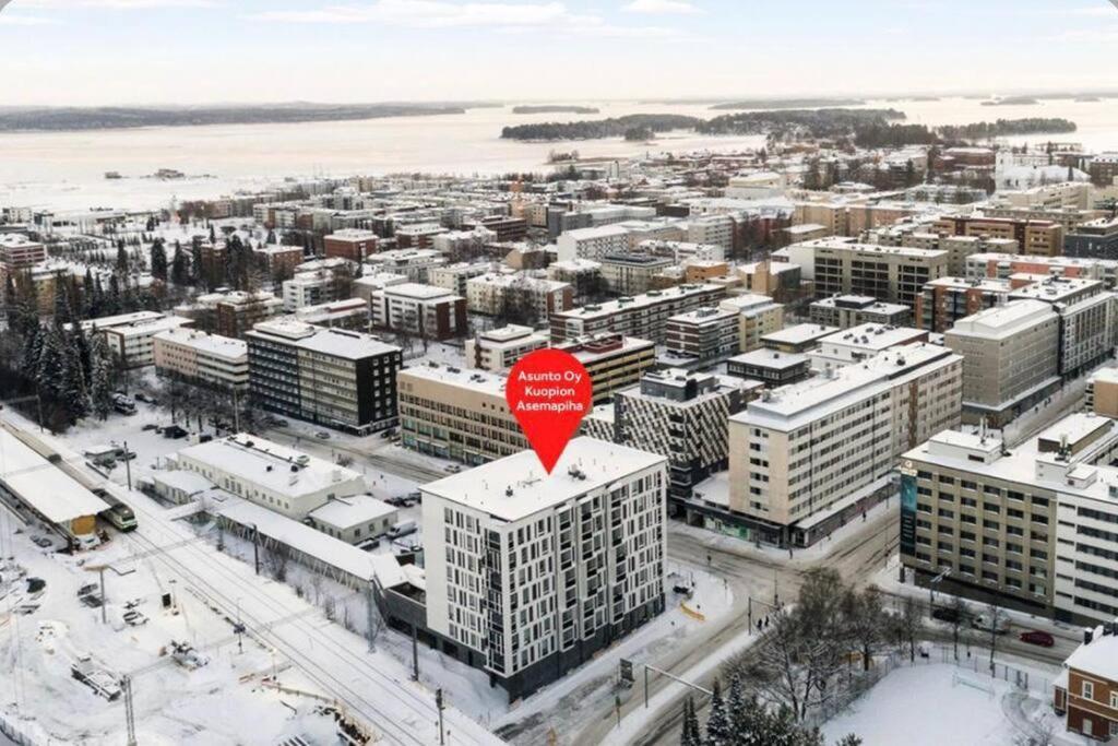 Apartment Near The Train Station, Free Parking &Netflix Куопио Екстериор снимка